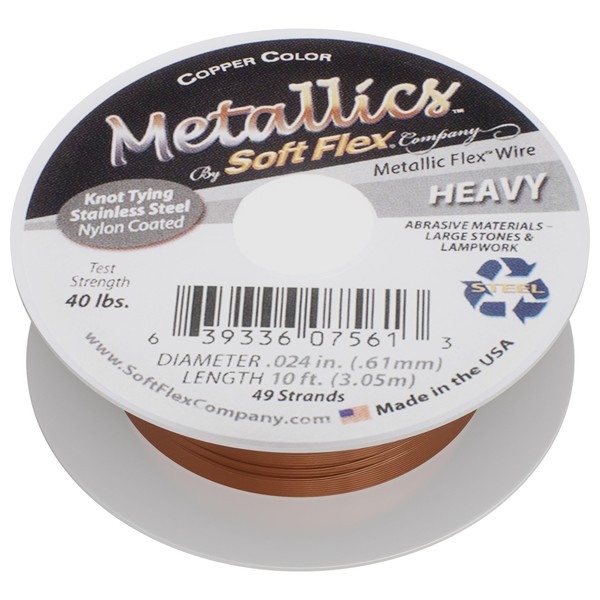 Soft Flex 49 Strand Beading Wire - Heavy 0.24 Diameter