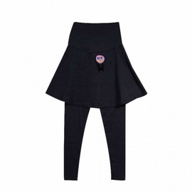 Maternity Fleece-lined Banded Skirt FREE Charcoal