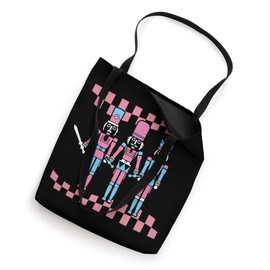 Christmas Pink Nutcracker Squad Toy Soldier Costume Xmas Tote Bag