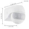 Outdoor Detect ME 1 Weiss L:5,5cm H:7cm T:8cm Sensor IP44