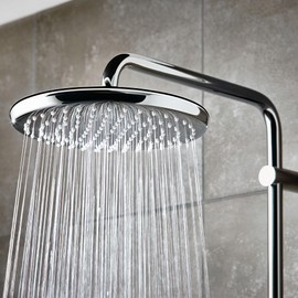 GROHE 26715000 Tempesta 250 10-Inch Rainshower Shower Head, Starlight Chrome
