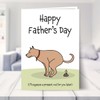 Happy Father's Day Card from Dog | Present from the