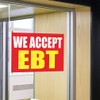 Decal Sticker Multiple Sizes We Accept Ebt Promotion Business Style