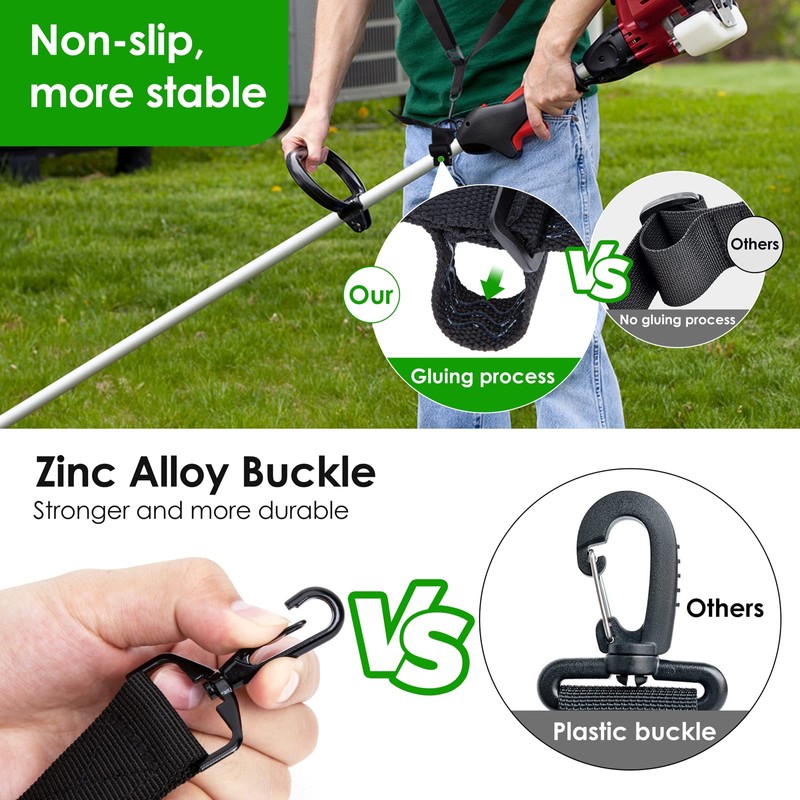 YOUSHARES Trimmer Shoulder Strap - Grass Trimmer Harness Strap, Weed