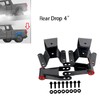 BST BSSP 4" Lowering Drop Set Spring Shackle and Hanger