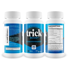 Blue Salt Trick Boost - Our Best Blood Flow Supplement - Poor Circulation Support - Better Blood Flow Care - Blood Circulation Titan Boost Dietary Supplement - Advanced Blood Flow 7 Simple Salt Trick