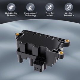 Ignition Coil Pack Compatible with 2001-2008 Ford Mercury F150 Ranger Freestar Mustang Taurus B3000 Sable Monterey Windstar V6 2.5L 3.9L 4.0L 4.2L 3.0L 3.8L Coils Replace DG485 C1312 FD498