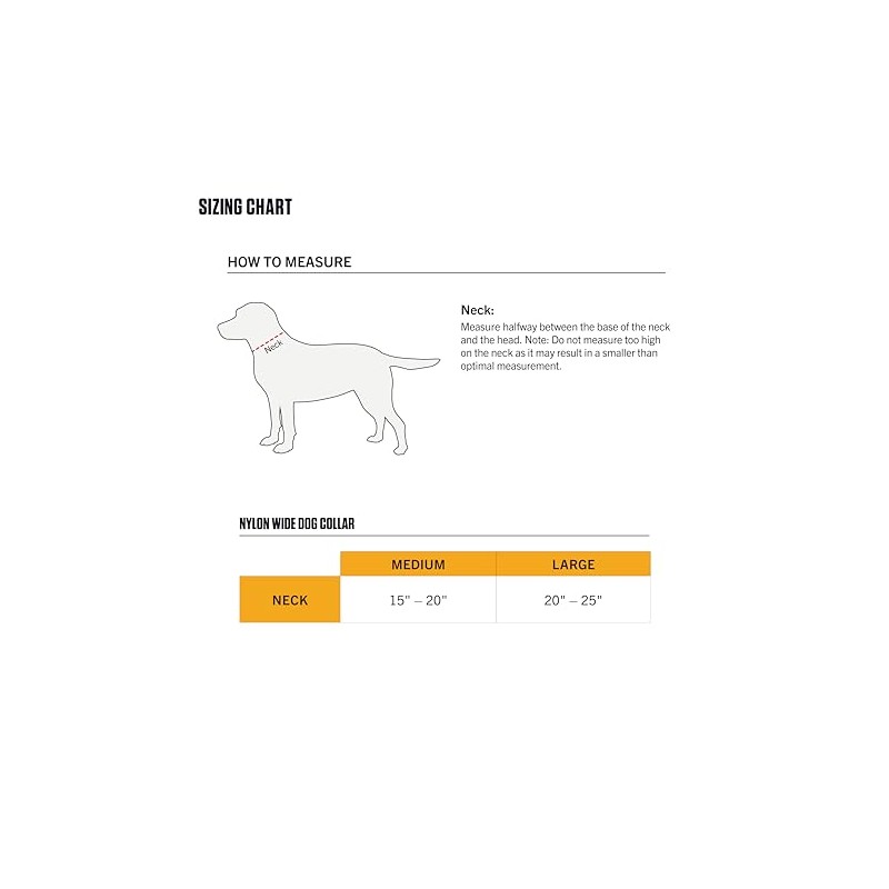 Carhartt Collar de cincha Ancha Totalmente Ajustable para Perros, Carhartt