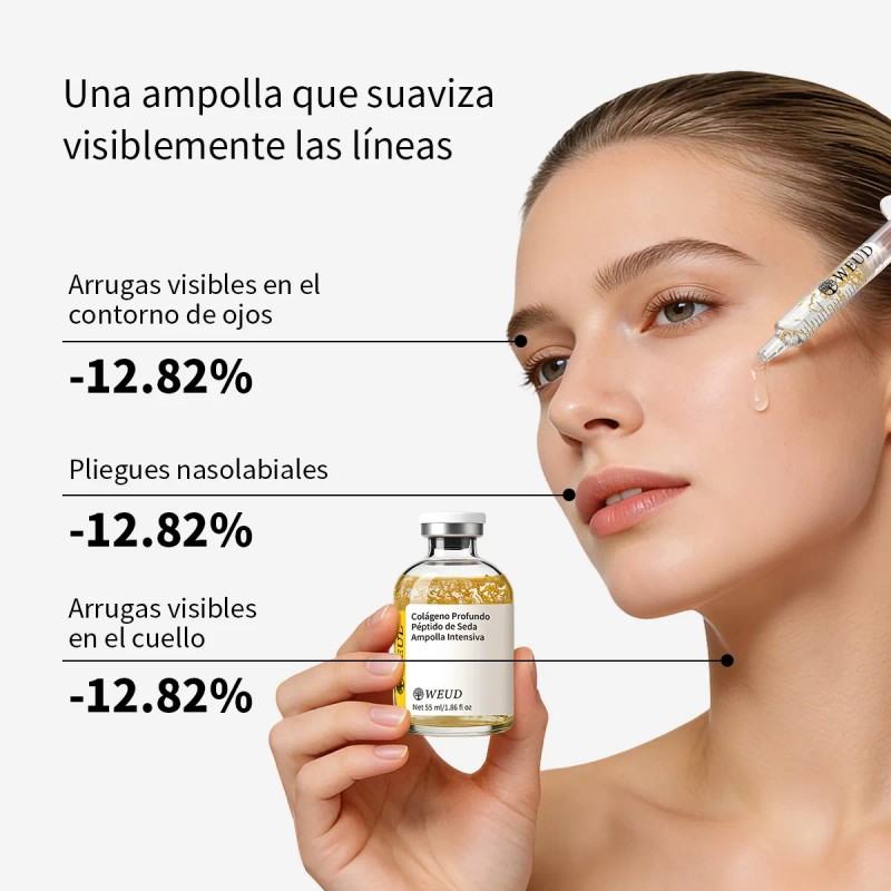 Sérum Antiedad Firmeza Péptidos De Seda Oro Para Piel Madura