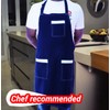 Cotton Aprons For Women Adjustable Bib Three(3) Large pockets- Apron