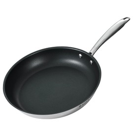 NANFANG BROTHERS Frying Pan 11 inch 316 Food Grade Copper Core Non Stick Frying Pan Set, 3 Ply Compound Pot Bottom, Anti-Scratch Pot Body, Dishwasher Safe (without Pan Lid)