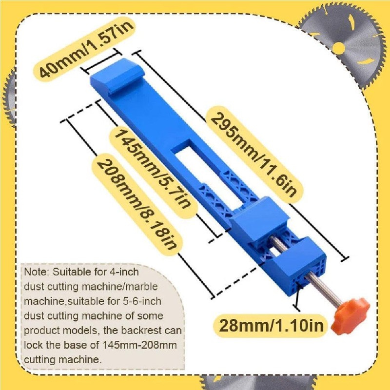 LSTORENICE Adjustable Cutting Machine Base Guide Precision Wood Cutting Guide
