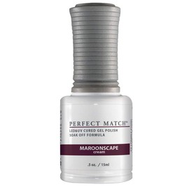 LeChat Perfect Match Gel Polish, Maroonscape, 0.5 Fl Oz (PMS132)