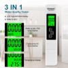 Flintronic TDS/EC Water Quality Test Meter, Temperature Tester with Backlight,