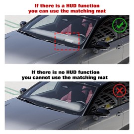 x xotic tech Center Console Dashboard Mat Compatible with Toyota Camry 2025 with HUD, Pre-Cut Non-Slip Sunshield Sun Glare Protector Dash Carpet Pad Black Cover