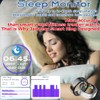 Jawploy Smart Ring Fitness Tracker Sleep Tracking Heart Rate Monitor