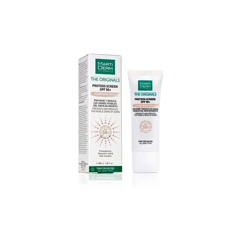 Martiderm Proteos Screen Spf 50 Crema Con Color - 40