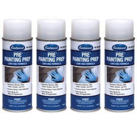 Eastwood Low VOC Silicone Wax Polish Grease Remover Pre Paint Aerosol 12 Oz | 4 Pack