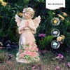 Garden Decor Angel Statue, Outdoor Patio Garden Sculptures & Statues,