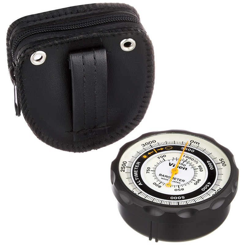 Vixen 46811 Altimeter, Analog Barometer, Black