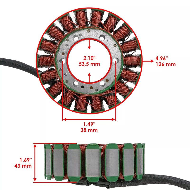 Celox Stator for Honda VTX1300C VTX1300R VTX1300S VTX1300T 2005 2006