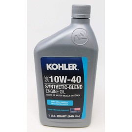 Kohler 25 357 71-S SAE 10W-40 Synthetic-Blend Engine Oil