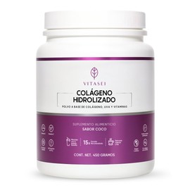 Vitasei Colágeno Hidrolizado en Polvo con Péptidos y Resveratrol, Coco