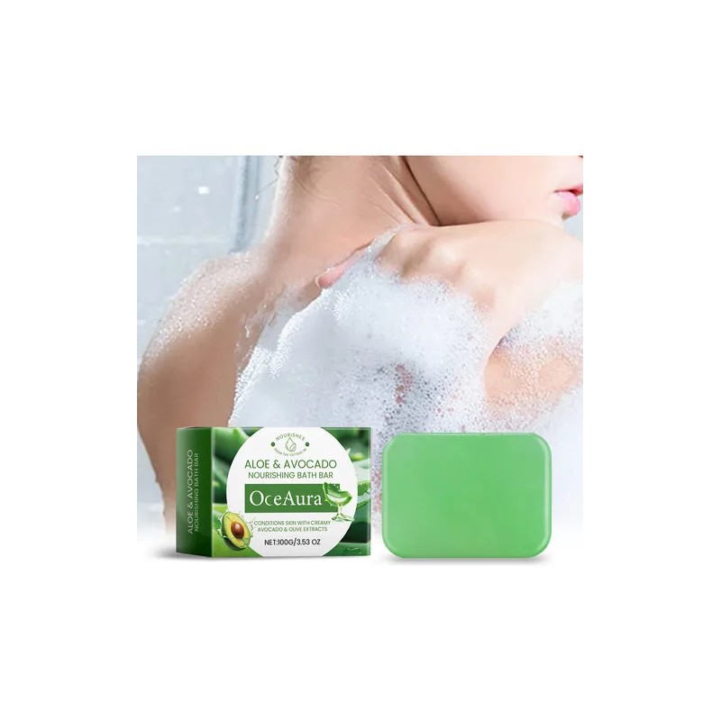 Barra De Baño Nutritiva De Aguacate Oceaura Que Alivia Suave