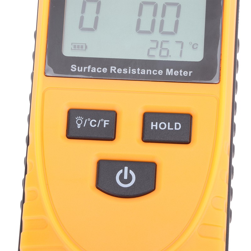 GM3110 Surface Resistance Tester Handheld LCD Digital Display AntiStatic Resistance