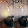 OYINDIZ Lámparas de Pared Interior, Latón Retro de Dorada Adecuado
