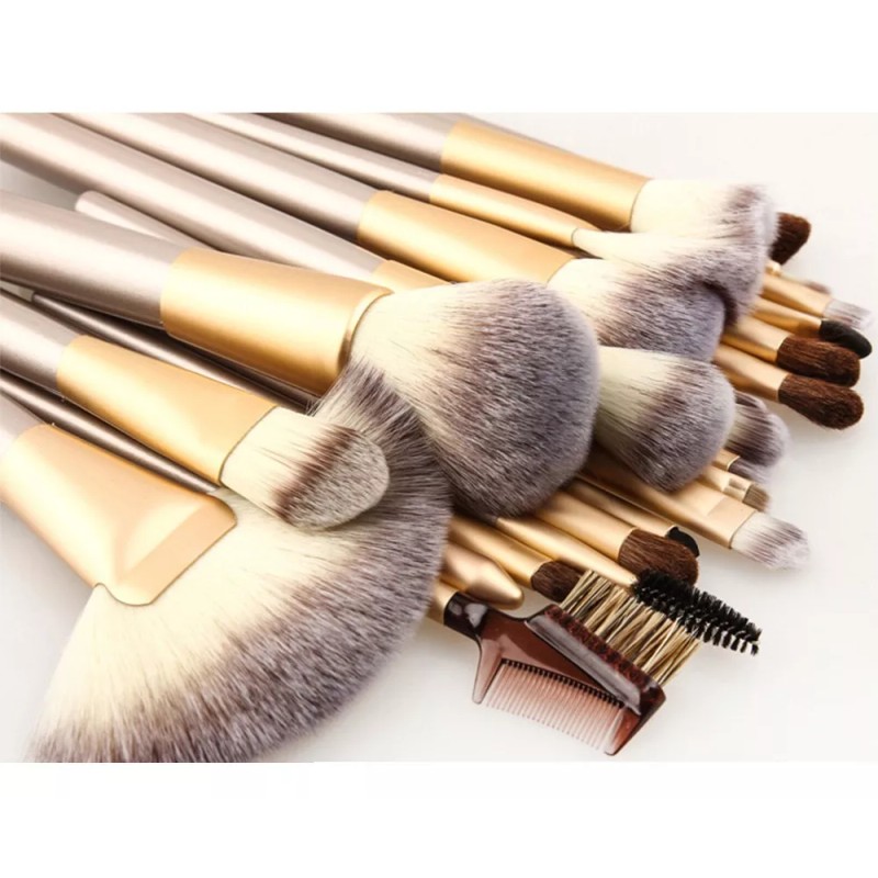 All Might Set 24 Brochas De Maquillaje Profesionales Alta Calidad