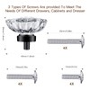 Glass Crystal knobs for Dresser Drawers Cabinet,Crystal Knobs Drawer Knobs