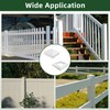 5 x 5 Post Cap & Base Set, Vinyl Fence