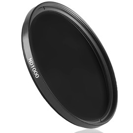YINGEYE ND1000 Filter, 10-Stop High-Precision Neutral Density Optical Glass Filter for Professional Photography (55mm)