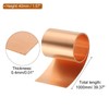 PATIKIL 1.6in x 3.3ft Copper Thin Foil Sheet Roll, 99.9%