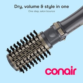 Conair - Peine redondo rotador para el cabello Infiniti Pro Spin Air, con aire caliente, 2 pulgadas, color oscuro, de Conair, Estilizador...