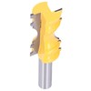 Chair Rail Molding Router Bit Carbon Steel Alloy Crown Shape