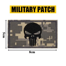 Patches Velcro Military Germany German Army Patch Velcro Patches Camouflage Punisher for Tactical Clothing Backpack Baseball Cap Uniform Vest Dog Harness Punisher Patch