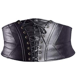 Corset Elastic Waistband, Wide Belt for Women, Elastic Corset Waistband, Elastic Corset Waistband with Metal Buttons, Black, black