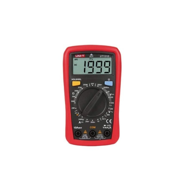 UNI-T UT131D Series UT131 Multimeter Palm Size 200V-250V AC 2000µA-10A