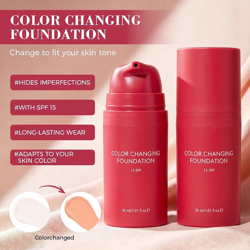 Smooches Foundation Korean Smochee Color Adapting Liquid Foundation