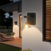 Ofenrd Outdoor Solar Powered Wall Light with Bulb Dusk to