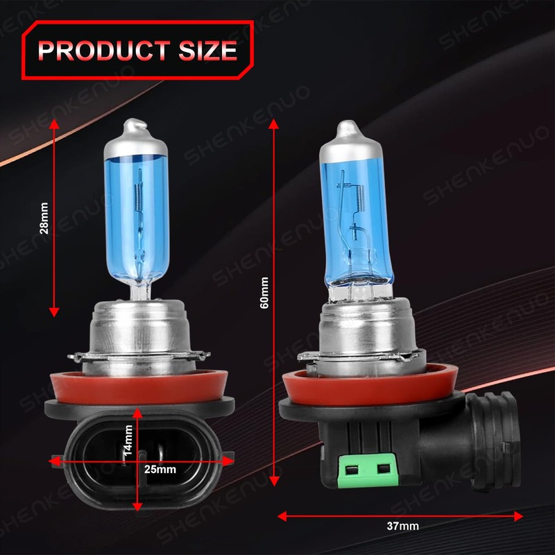 HMCYCI For Acura RDX 2013-2015 Halogen Headlight Bulbs, 9005 High