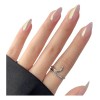 24 Pz, Kit De Uñas Postizas Largas Con Kit De
