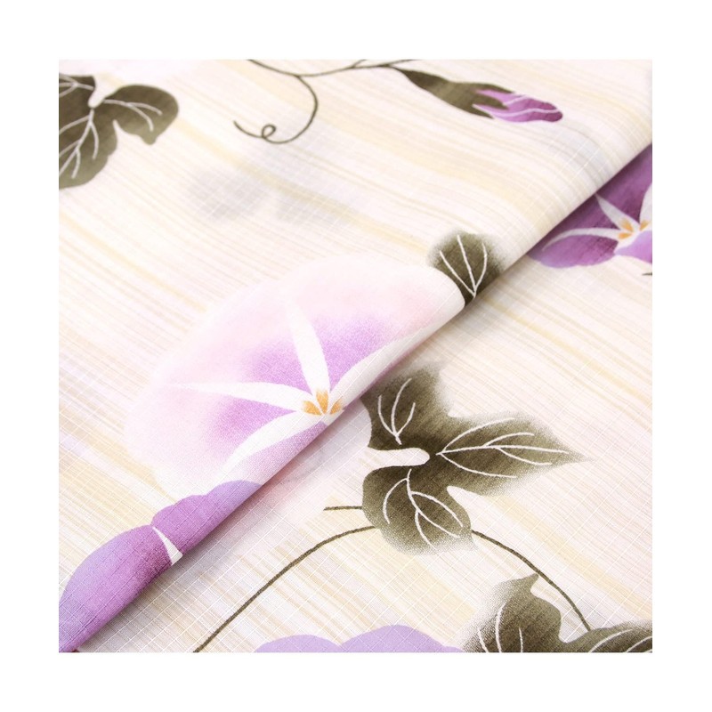 Kyoetsu Yukata Set, Girls Generated E, Changed Weaving, 2-Piece Set