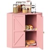 Trironsun Corner Bread Box for Kitchen Counter Double Layer Bamboo