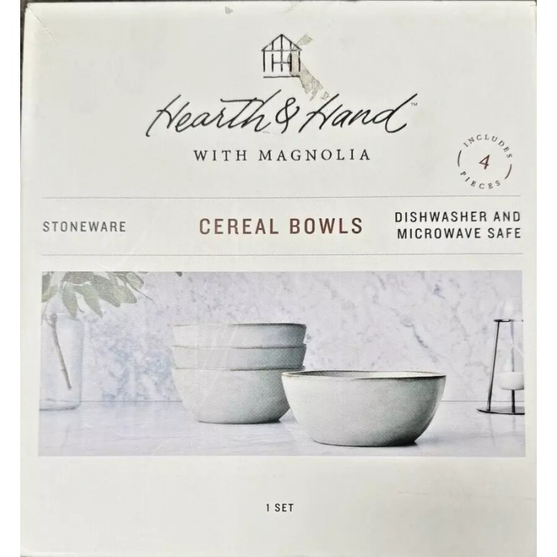 Hearth & Hand with Magnolia Stoneware Reactive Exposed Rim Cereal