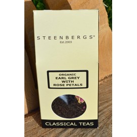 Organic Earl Grey tea with Rose 80g Loose Leaf - Steenbergs