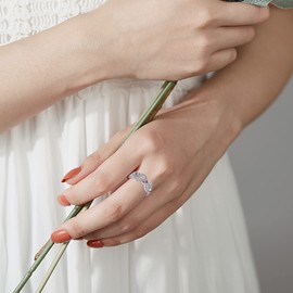 ZIPPICE Celtic Ring 925 Sterling Silver October Birthstone Ring 12 Birthstone Ring Adjustable Engagement Ring Boho Rings for Women Birthday Jewellery Gifts for Women Mothers Day Gifts for Mum