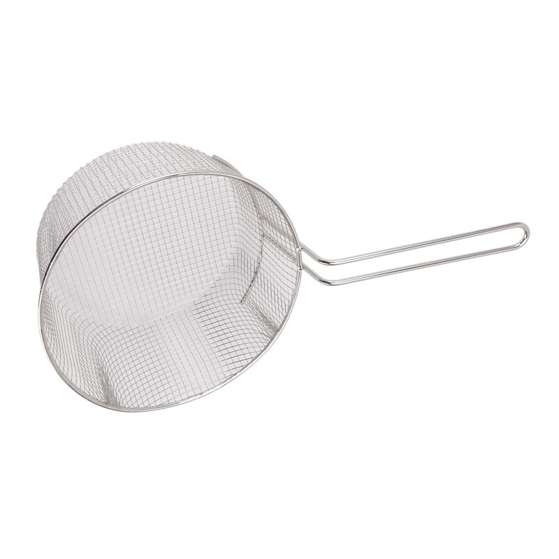 Frying Basket Stainless Steel Long Handle Reusable Rust Resistant Fry